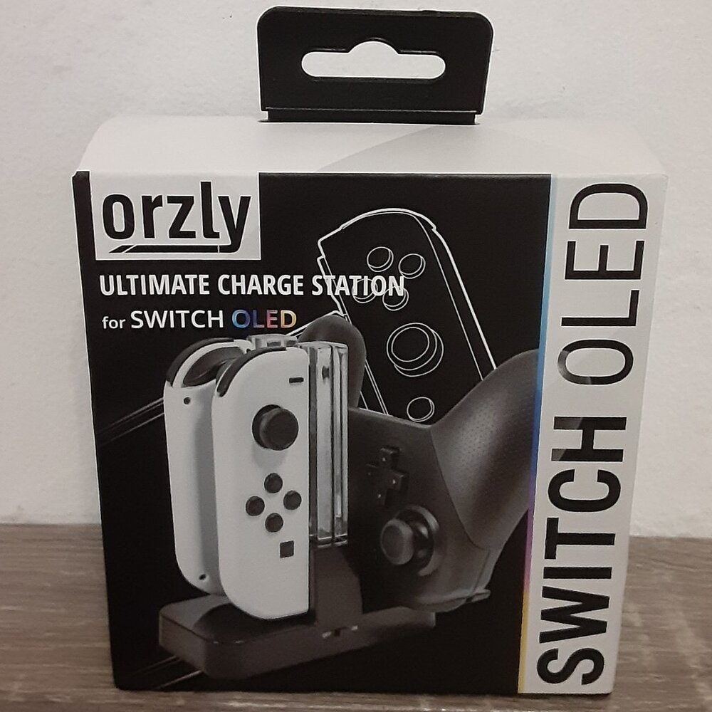 NEW! Orzly ultimate charger station for Nintendo Switch Oled